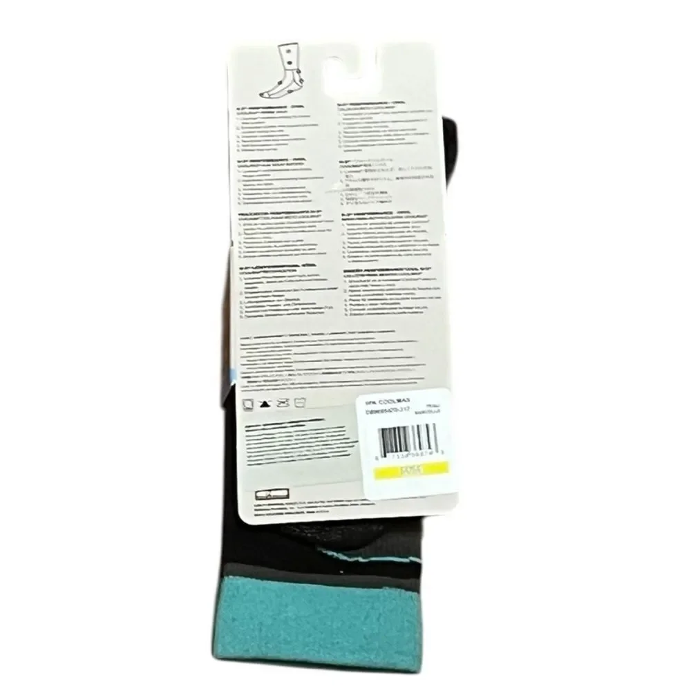 Harley-Davidson Men's Black and Teal Coolmax‎ Socks